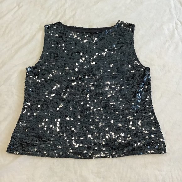 Danier Sleeveless Sequin Top Size M - Picture 3 of 9